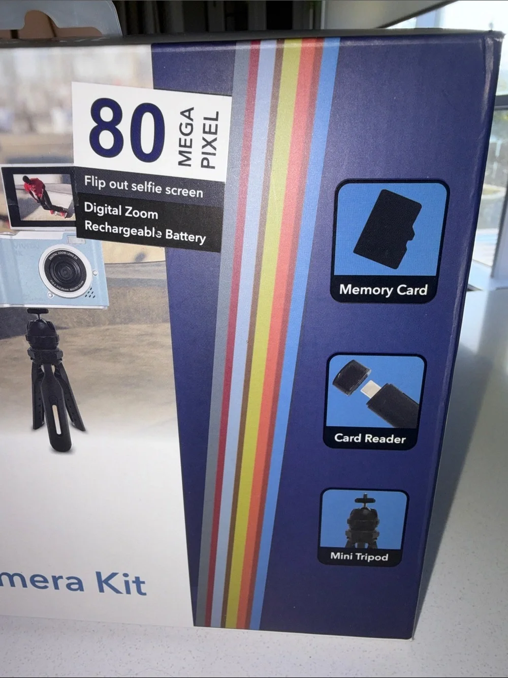 SnapShot Pro 4K Digital Camera Kit in Light Blue